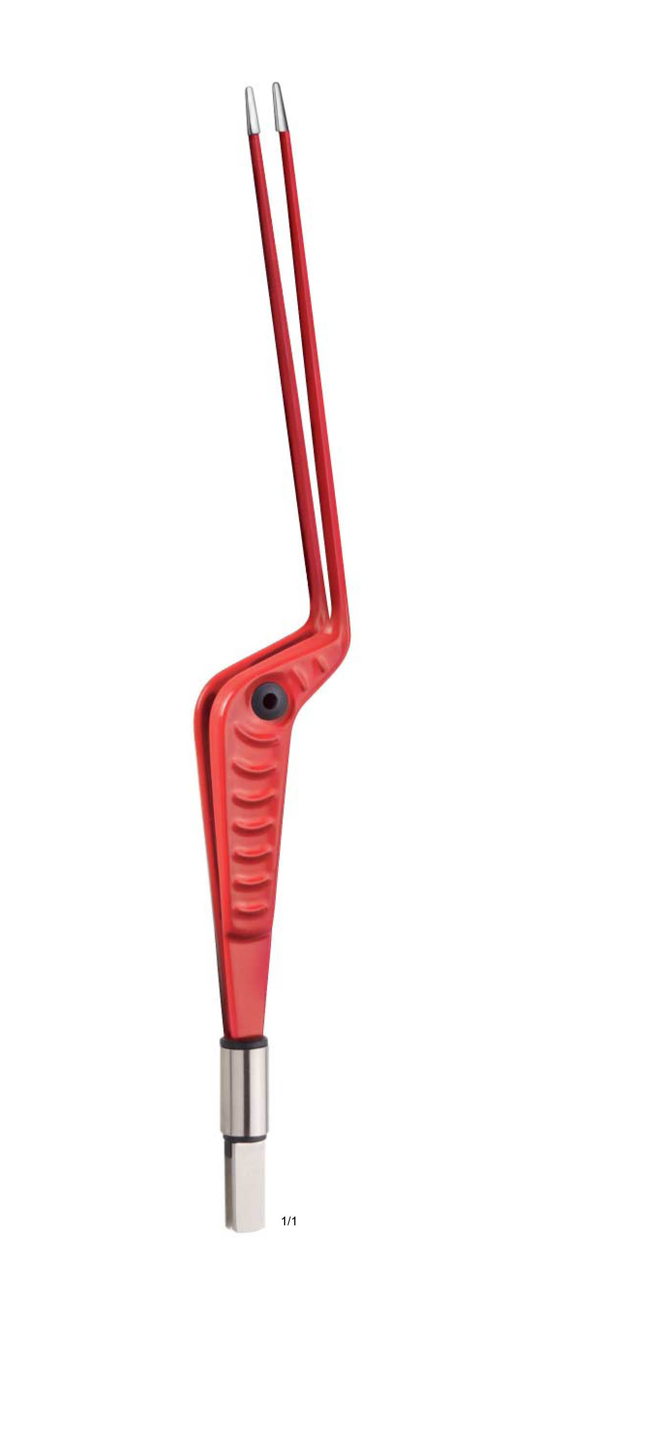 BİPOLAR BAYONET FORSEPS (KIRMIZI) 0,3 MM 25 CM